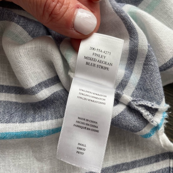 RAILS Finley Shirt Size S in blue stripes - Picture 6 of 6